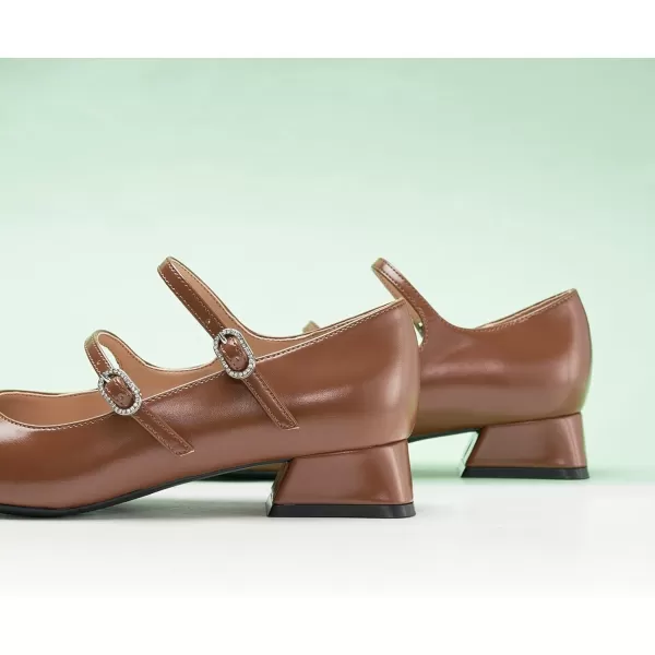C.Paravano Mary Jane Shoes Square Toe Mary Janes Low Heel Mary Jane Low Block Heels Mary Jane Pumps Women Shoes Dressy Comfortable