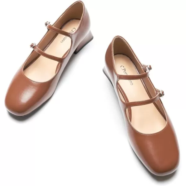 C.Paravano Mary Jane Shoes Square Toe Mary Janes Low Heel Mary Jane Low Block Heels Mary Jane Pumps Women Shoes Dressy Comfortable