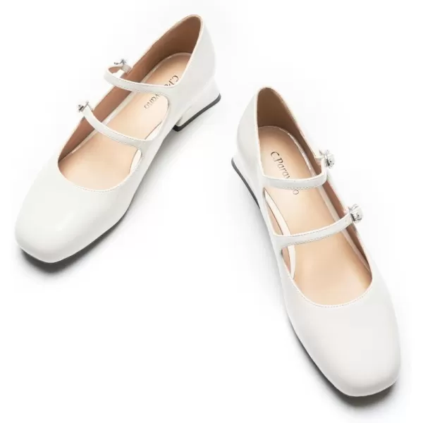 C.Paravano Mary Jane Shoes Square Toe Mary Janes Low Heel Mary Jane Low Block Heels Mary Jane Pumps Women Shoes Dressy Comfortable