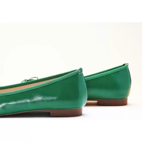 imageCParavano Women Flats Shoes  Ballet Flat for Womens  Slip On Womens Flats  Round Toe Dress ShoesGreend