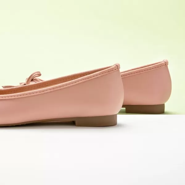 imageCParavano Women Flats Shoes  Ballet Flat for Womens  Slip On Womens Flats  Round Toe Dress ShoesPinka