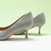 imageCParavano Metal Buckle Pointy Pumps Heels for Women Sexy Wedding Shoes Dressy Low Heel for Formal Events Work Casual Heels Leather Pumps for Office AttireGrey Green