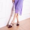 imageCParavano Slingback Flats for Women Crocdile Print Pointed Toe Flats Sandals Adjustable Ankle Strap Slingback Slip on ShoesDarkred