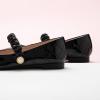 imageCParavano Mary Jane Shoes for Women  Womens Flats  Womens Mary Jane  Leather Ballet FlatBlacka