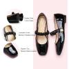 imageCParavano Mary Jane Shoes for Women  Womens Flats  Womens Mary Jane  Leather Ballet FlatBlacka