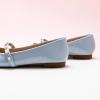 imageCParavano Mary Jane Shoes for Women  Womens Flats  Womens Mary Jane  Leather Ballet FlatBluee