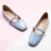imageCParavano Mary Jane Shoes for Women  Womens Flats  Womens Mary Jane  Leather Ballet FlatBluee