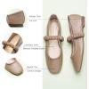 imageCParavano Mary Jane Shoes for Women  Womens Flats  Womens Mary Jane  Leather Ballet FlatCamela