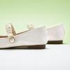 imageCParavano Mary Jane Shoes for Women  Womens Flats  Womens Mary Jane  Leather Ballet FlatWhitea