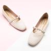 imageCParavano Mary Jane Shoes for Women  Womens Flats  Womens Mary Jane  Leather Ballet FlatWhitee