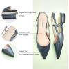 imageCParavano Womens Slingback Flats Pointed Toe Slingback Flats for Women Slingback Flats for Women Slingback Sandals Adjustable Ankle Strap ShoesBlue Flats