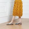 imageCParavano Womens Slingback Flats Pointed Toe Slingback Flats for Women Slingback Flats for Women Slingback Sandals Adjustable Ankle Strap ShoesGrey Flats