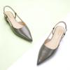 imageCParavano Womens Slingback Flats Pointed Toe Slingback Flats for Women Slingback Flats for Women Slingback Sandals Adjustable Ankle Strap ShoesGrey Flats