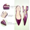 imageCParavano Womens Slingback Flats Pointed Toe Slingback Flats for Women Slingback Flats for Women Slingback Sandals Adjustable Ankle Strap ShoesPurple Flats