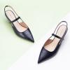 imageCParavano Womens Slingback Flats Pointed Toe Slingback Shoes Womens Pointed Toe Slingback Heels Slingback Kitten Heel Pumps Ankle Strap Flats Sandals Comfort Leather Dress ShoesCroc Navy Heels