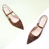 imageCParavano Womens Slingback Flats Pointed Toe Slingback Shoes Womens Pointed Toe Slingback Heels Slingback Kitten Heel Pumps Ankle Strap Flats Sandals Comfort Leather Dress ShoesLeopard Heels