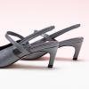 imageCParavano Womens Slingback Flats Pointed Toe Slingback Shoes Womens Pointed Toe Slingback Heels Slingback Kitten Heel Pumps Ankle Strap Flats Sandals Comfort Leather Dress ShoesGrey Heels