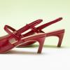 imageCParavano Womens Slingback Flats Pointed Toe Slingback Shoes Womens Pointed Toe Slingback Heels Slingback Kitten Heel Pumps Ankle Strap Flats Sandals Comfort Leather Dress ShoesRed Heels