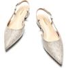 imageCParavano Womens Slingback Flats Pointed Toe Slingback Flats for Women Slingback Flats for Women Slingback Sandals Adjustable Ankle Strap ShoesSnakeskin Light Grey