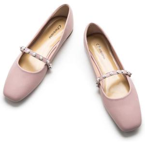imageCParavano Mary Jane Shoes for Women  Womens Flats  Womens Mary Jane  Leather Ballet FlatPinke