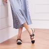 imageCParavano Mary Jane Shoes for Women  Womens Flats  Women Square Toe Flats  Leather Mary JaneBeige