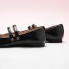 imageCParavano Mary Jane Shoes for Women  Womens Flats  Women Square Toe Flats  Leather Mary JaneBlack