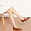 imageCParavano Mary Jane Shoes for Women  Womens Flats  Women Square Toe Flats  Leather Mary JaneBrown