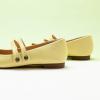 imageCParavano Mary Jane Shoes for Women  Womens Flats  Women Square Toe Flats  Leather Mary JaneYellow