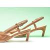 imageCParavano Slingback Heels for Women Pointed Toe Heels Sandals Pointed Slingback Kitten Heels Slip On Work Pumps Dress ShoesBrown