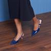 imageCParavano Slingback Heels for Women Pointed Toe Heels Sandals Pointed Slingback Kitten Heels Slip On Work Pumps Dress ShoesNavy