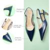 imageCParavano Slingback Heels for Women Pointed Toe Heels Sandals Pointed Slingback Kitten Heels Slip On Work Pumps Dress ShoesNavy