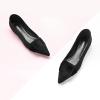 imageCParavano Velvet Flat Shoes Pointed Toe Flats Womens Flats for Casual Work DailyVelvet Black