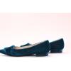 imageCParavano Velvet Flat Shoes Pointed Toe Flats Womens Flats for Casual Work DailyVelvet Blue