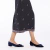imageCParavano Velvet Flat Shoes Pointed Toe Flats Womens Flats for Casual Work DailyVelvet Blue