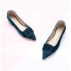 imageCParavano Velvet Flat Shoes Pointed Toe Flats Womens Flats for Casual Work DailyVelvet Blue