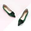 imageCParavano Velvet Flat Shoes Pointed Toe Flats Womens Flats for Casual Work DailyVelvet Green