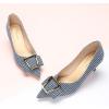 imageCParavano Womens Kitten Heel PumpsPointed Toe Wedding Shoes with Metal BuckleBreathable Soft Leather for Office Attire Cocktail PartiesDate Nights SpringSummer EventsBluewhite