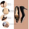 imageCParavano Womens Square Buckle Stiletto PumpsProfessional Business Meeting Shoes with Metal AccentsampampChic Pointed Toe DesignAllDay Comfort Heels for Office WorkdaysBlack E2