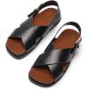 imageC Paravano Womens Flat Sandals  Slippers with Arch Support  Adjustable Buckle SlipOn Fashion Slides for Casual Walking BeachBlack