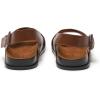 imageC Paravano Womens Flat Sandals  Slippers with Arch Support  Adjustable Buckle SlipOn Fashion Slides for Casual Walking BeachBrown