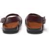imageC Paravano Womens Flat Sandals  Slippers with Arch Support  Adjustable Buckle SlipOn Fashion Slides for Casual Walking BeachBurgundy