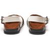 imageC Paravano Womens Flat Sandals  Slippers with Arch Support  Adjustable Buckle SlipOn Fashion Slides for Casual Walking BeachWhite