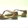 imageCParavano Womens Flats Square Toe CrossStrap Sandals Stylish Comfortable SlipOn Shoes for Casual Wear Work Travel ampamp Social EventsArmy Green