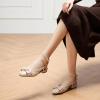imageCParavano Womens Slingback Round Toe Slingback Flats Detachable Ankle Strap Flats Sandals Slip on Casual Flats Shoes Mary Jane ShoesBeige
