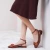imageCParavano Womens Slingback Round Toe Slingback Flats Detachable Ankle Strap Flats Sandals Slip on Casual Flats Shoes Mary Jane ShoesBrown