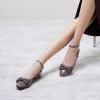 imageCParavano Womens Slingback Round Toe Slingback Flats Detachable Ankle Strap Flats Sandals Slip on Casual Flats Shoes Mary Jane ShoesGrey
