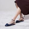 imageCParavano Womens Slingback Round Toe Slingback Flats Detachable Ankle Strap Flats Sandals Slip on Casual Flats Shoes Mary Jane ShoesNavy