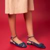 imageCParavano Womens Slingback Round Toe Slingback Flats Detachable Ankle Strap Flats Sandals Slip on Casual Flats Shoes Mary Jane ShoesNavy