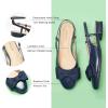 imageCParavano Womens Slingback Round Toe Slingback Flats Detachable Ankle Strap Flats Sandals Slip on Casual Flats Shoes Mary Jane ShoesNavy