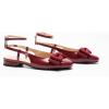 imageCParavano Womens Slingback Round Toe Slingback Flats Detachable Ankle Strap Flats Sandals Slip on Casual Flats Shoes Mary Jane ShoesRed